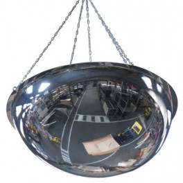 Miroir hémisphérique de sécurité 1/2 de sphère à suspendre - Volum 
