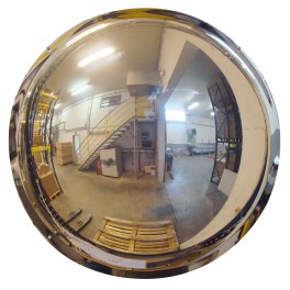 Miroir hémisphérique de sécurité 1/2 de sphère à fixation murale - Volum