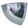 Miroir hémisphérique de surveillance 1/8 de sphère à fixation en angle Volum 1060