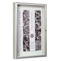 Vitrine 1000 extérieur anodisé h. 1000 x 750 - 9 A4
