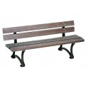 Banc  Bois Edimbourg marron