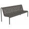 Banc public en acier Tubular, banc urbain acier