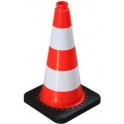 CONE DE SIGNALISATION 500MM - 2 BANDE