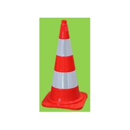 CONE DE SIGNALISATION 750MM - 2 BANDE