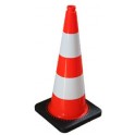 CONE DE SIGNALISATION 750MM - 2 BANDE