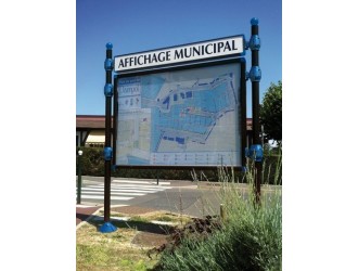 Panneaux d'information municipale extérieur